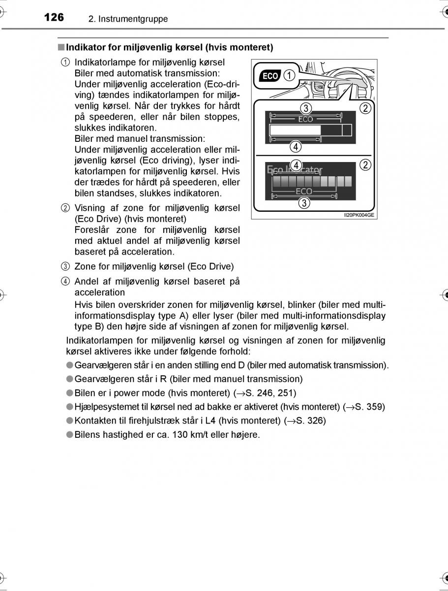 Toyota Hilux VIII 8 AN120 AN130 Bilens instruktionsbog / page 126