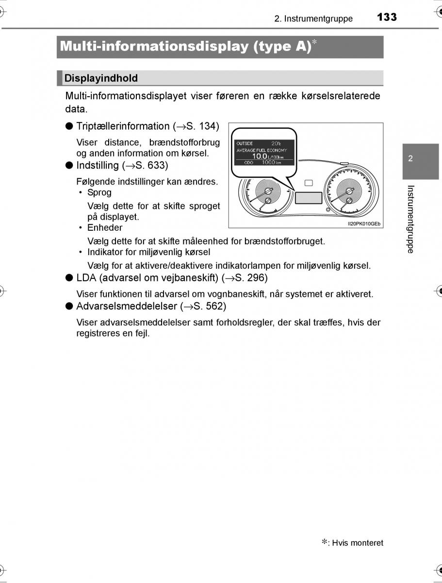 Toyota Hilux VIII 8 AN120 AN130 Bilens instruktionsbog / page 133