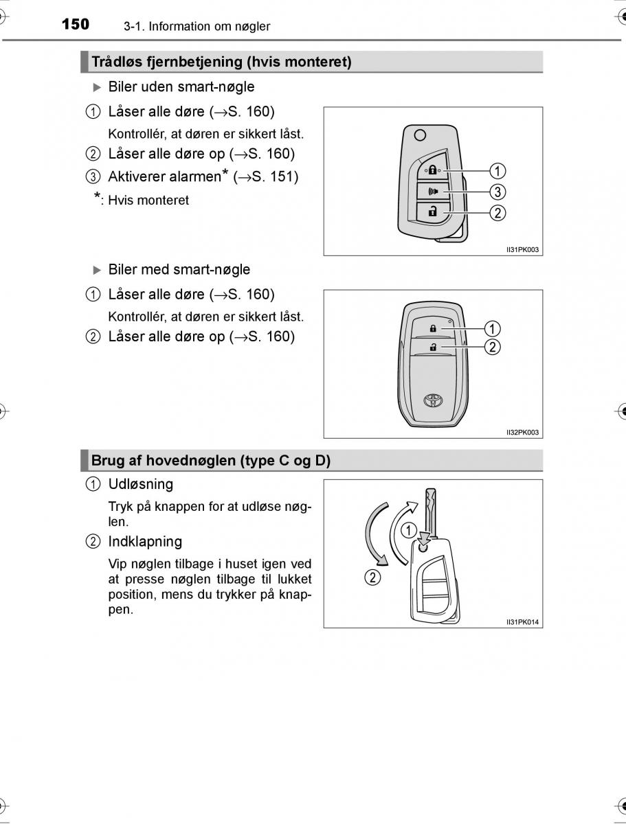 Toyota Hilux VIII 8 AN120 AN130 Bilens instruktionsbog / page 150