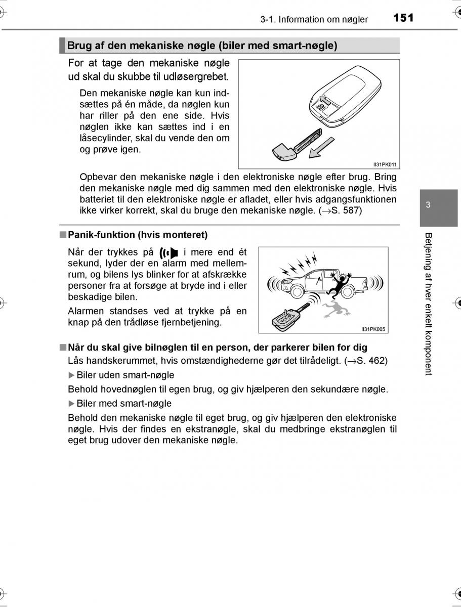 Toyota Hilux VIII 8 AN120 AN130 Bilens instruktionsbog / page 151