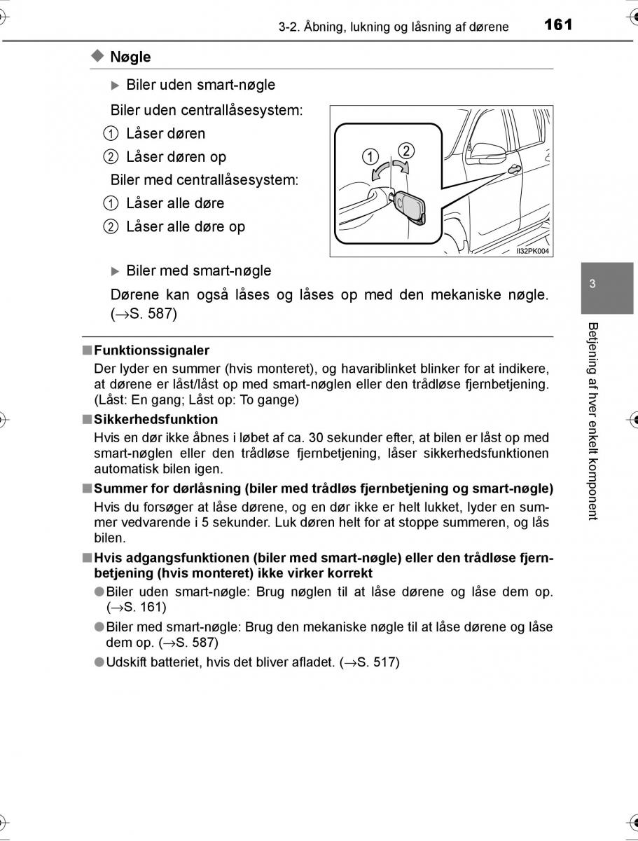 Toyota Hilux VIII 8 AN120 AN130 Bilens instruktionsbog / page 161