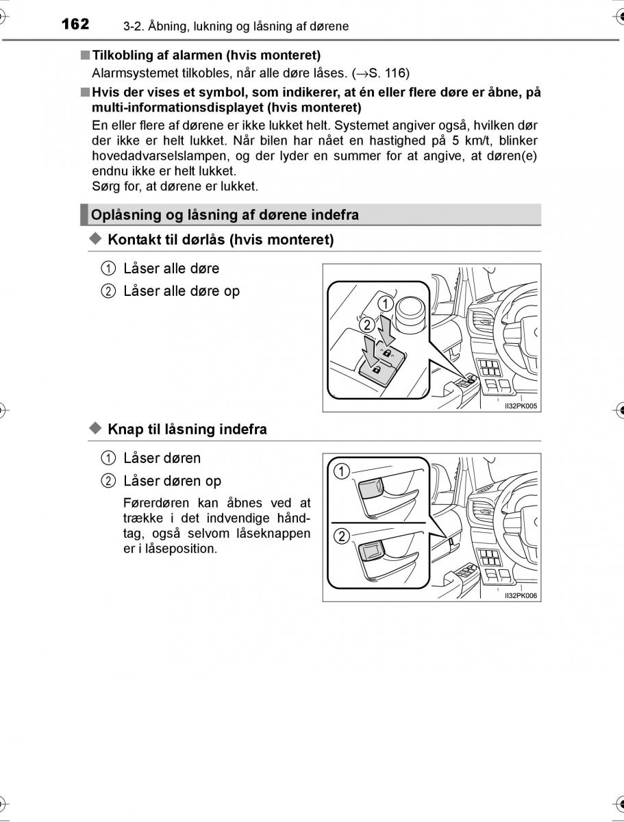 Toyota Hilux VIII 8 AN120 AN130 Bilens instruktionsbog / page 162