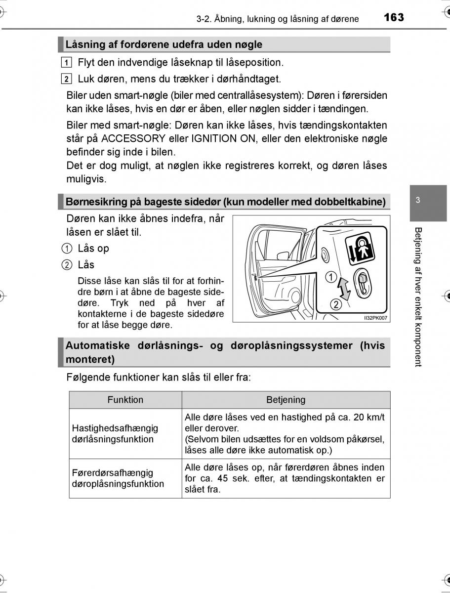 Toyota Hilux VIII 8 AN120 AN130 Bilens instruktionsbog / page 163