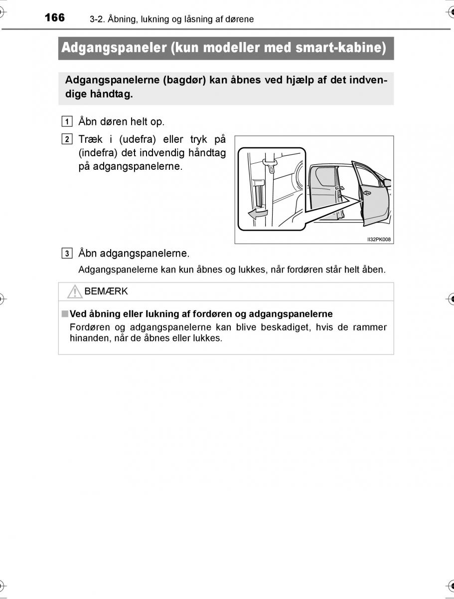 Toyota Hilux VIII 8 AN120 AN130 Bilens instruktionsbog / page 166