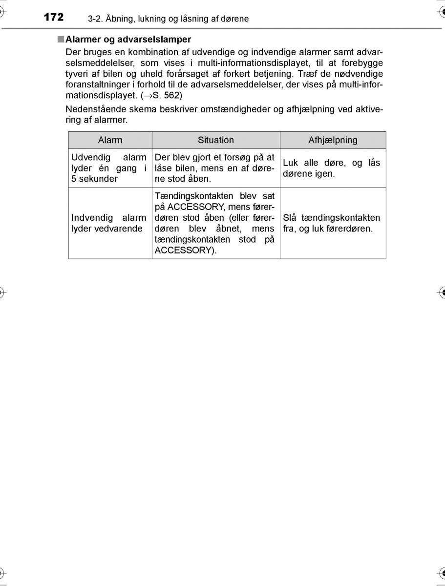 Toyota Hilux VIII 8 AN120 AN130 Bilens instruktionsbog / page 172