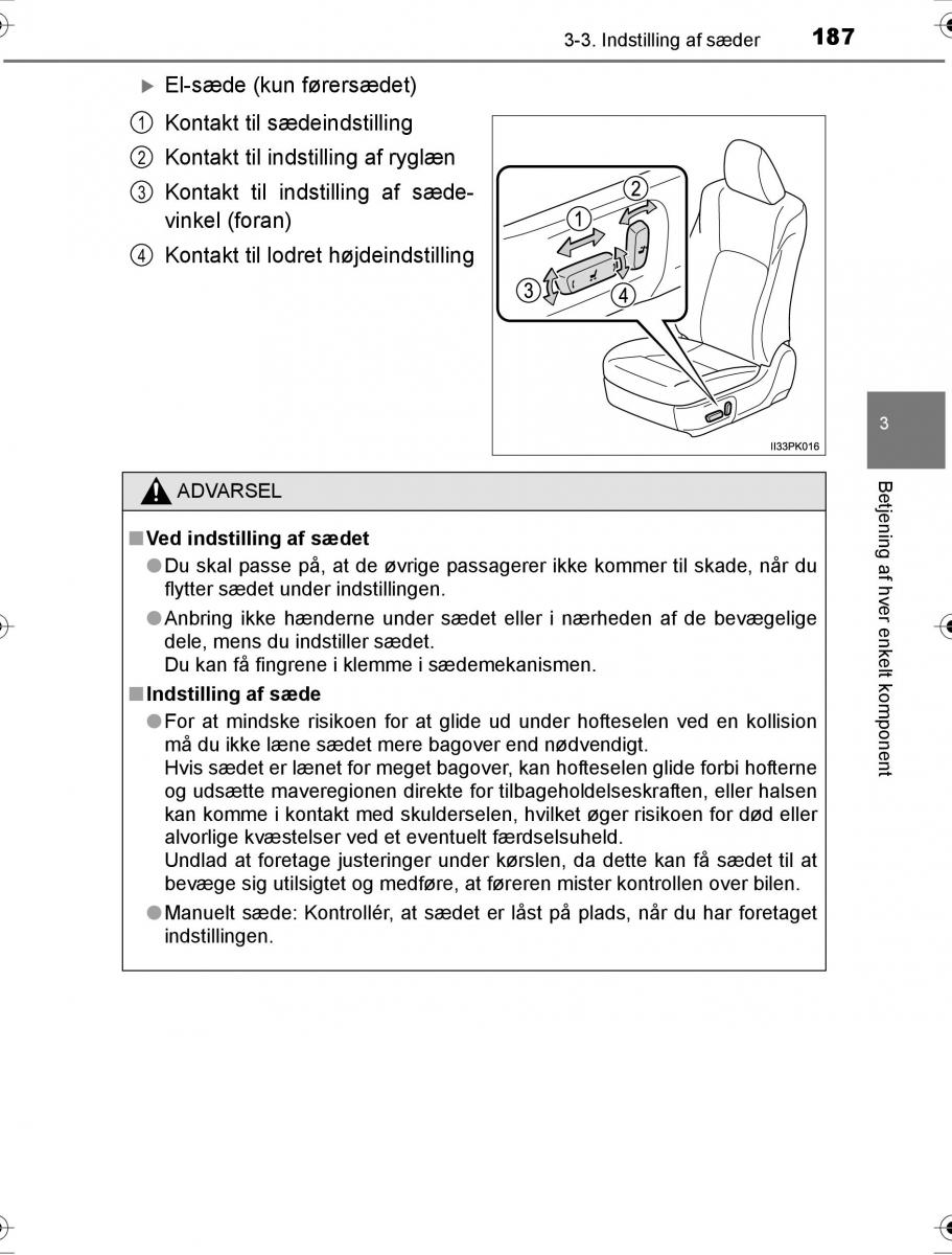 Toyota Hilux VIII 8 AN120 AN130 Bilens instruktionsbog / page 187