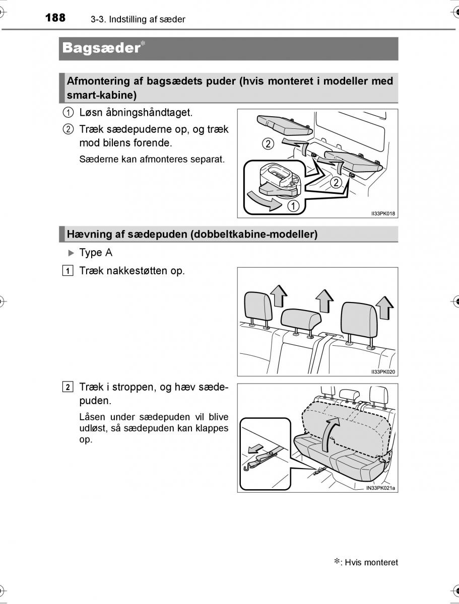 Toyota Hilux VIII 8 AN120 AN130 Bilens instruktionsbog / page 188