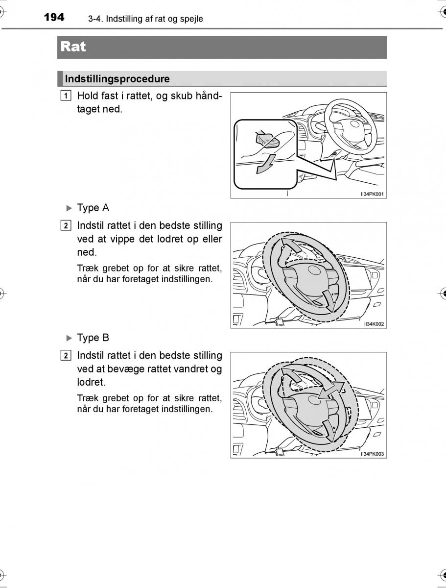 Toyota Hilux VIII 8 AN120 AN130 Bilens instruktionsbog / page 194