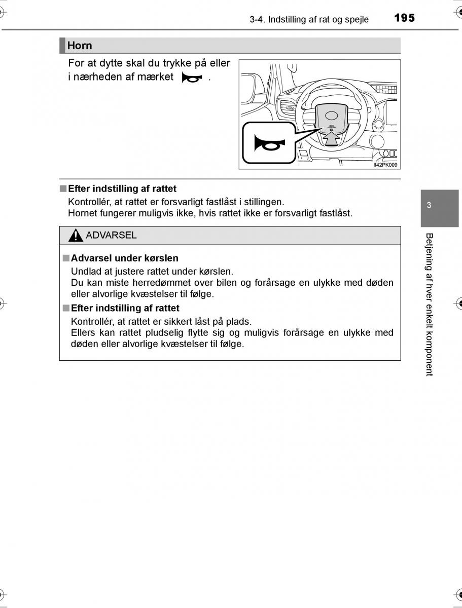 Toyota Hilux VIII 8 AN120 AN130 Bilens instruktionsbog / page 195