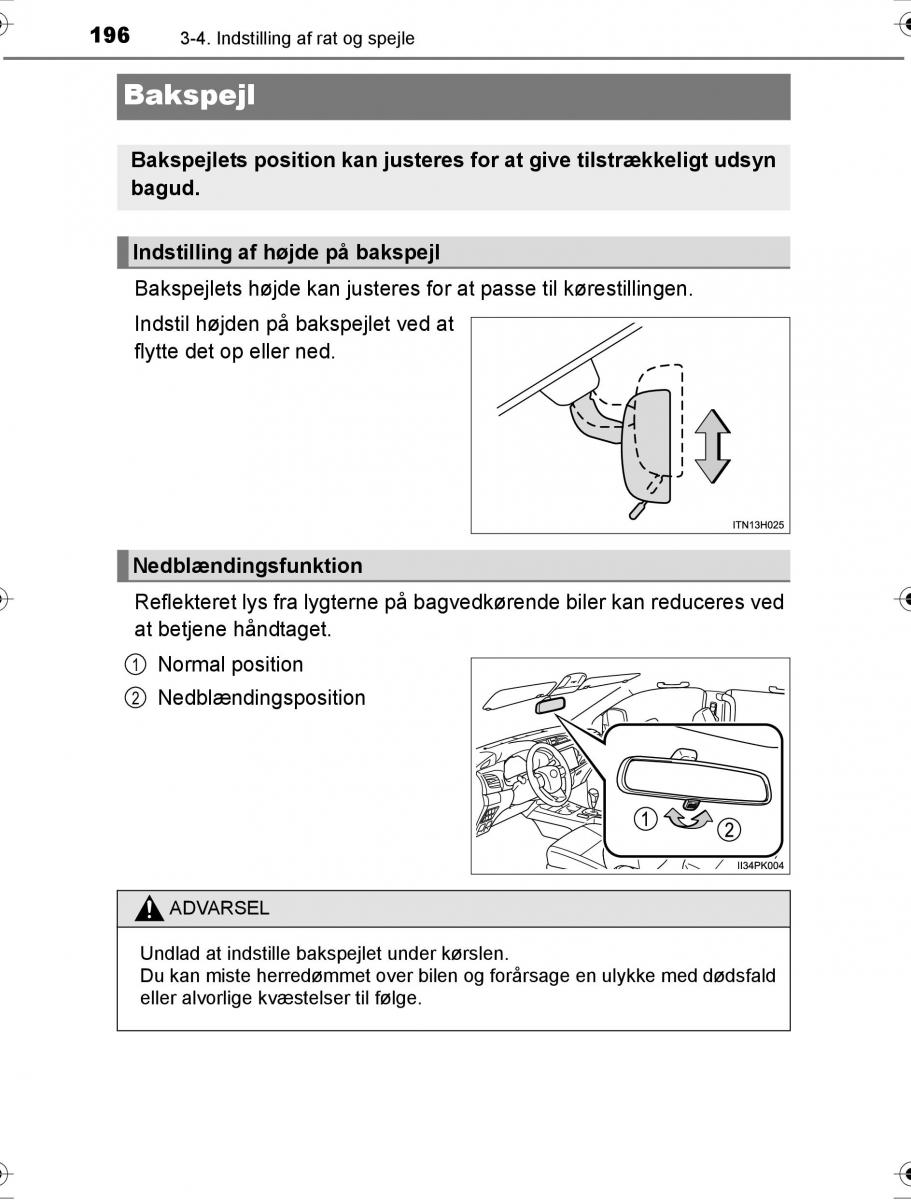 Toyota Hilux VIII 8 AN120 AN130 Bilens instruktionsbog / page 196