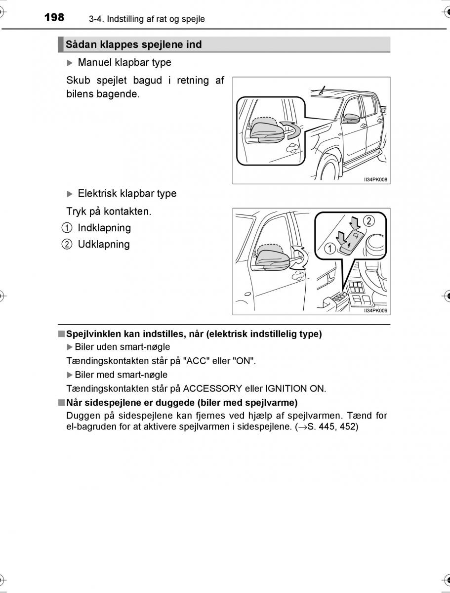 Toyota Hilux VIII 8 AN120 AN130 Bilens instruktionsbog / page 198