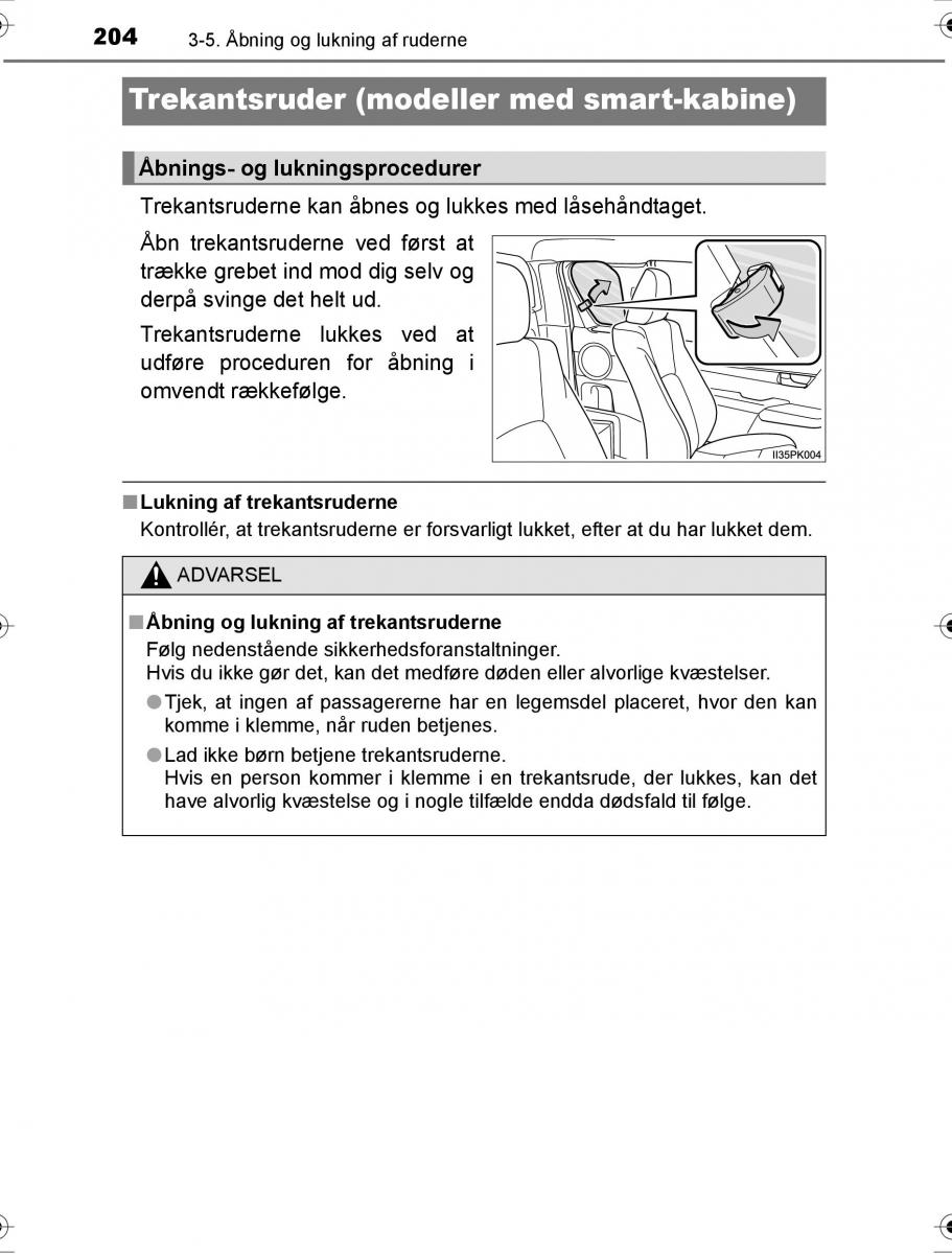 Toyota Hilux VIII 8 AN120 AN130 Bilens instruktionsbog / page 204