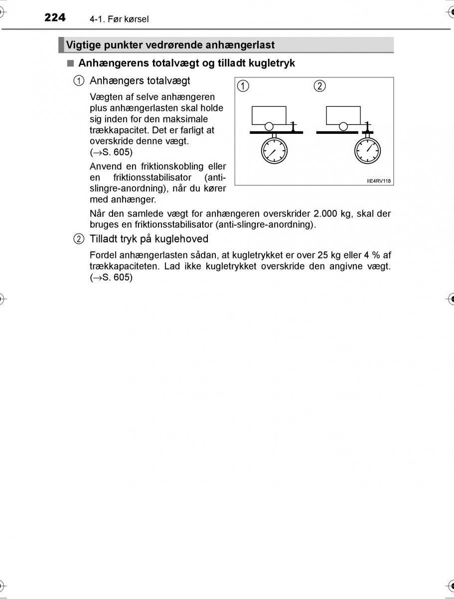 Toyota Hilux VIII 8 AN120 AN130 Bilens instruktionsbog / page 224