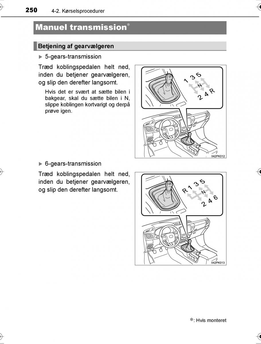 Toyota Hilux VIII 8 AN120 AN130 Bilens instruktionsbog / page 250