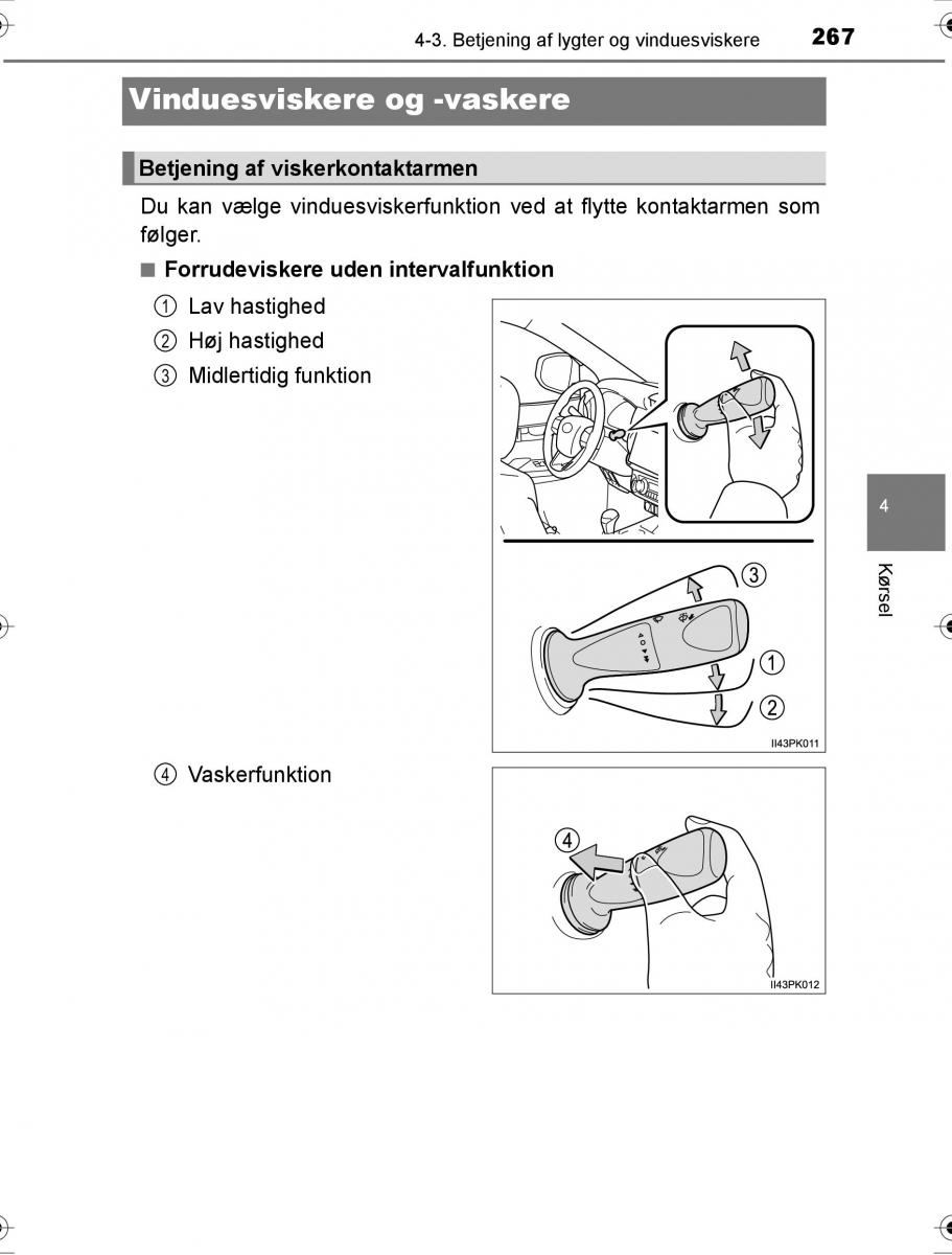 Toyota Hilux VIII 8 AN120 AN130 Bilens instruktionsbog / page 267