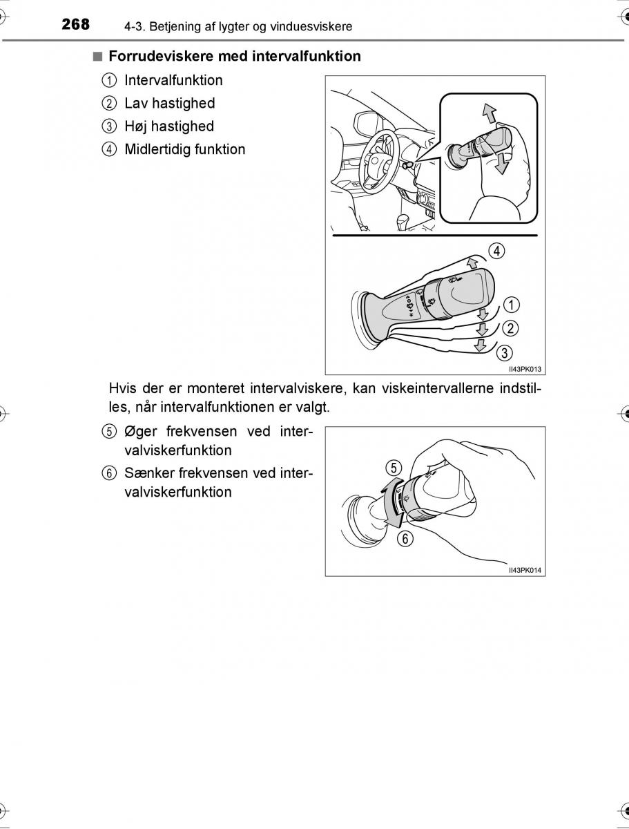 Toyota Hilux VIII 8 AN120 AN130 Bilens instruktionsbog / page 268