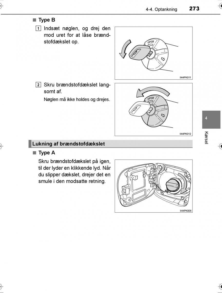 Toyota Hilux VIII 8 AN120 AN130 Bilens instruktionsbog / page 273