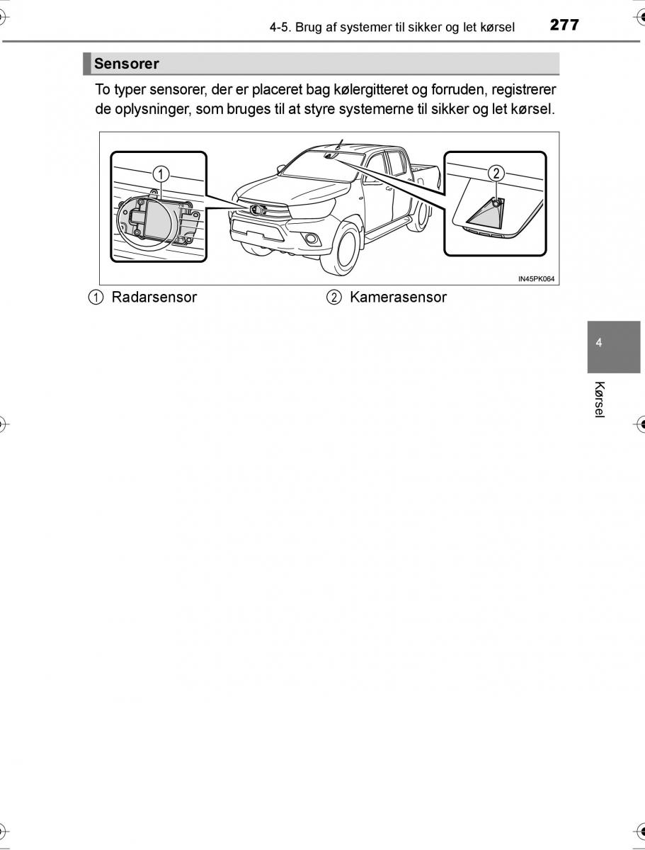 Toyota Hilux VIII 8 AN120 AN130 Bilens instruktionsbog / page 277