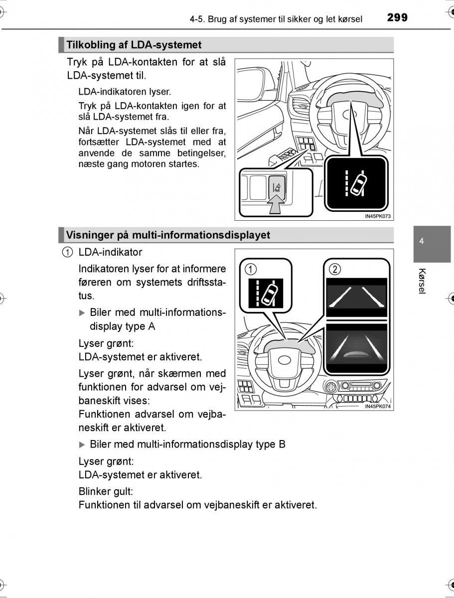 Toyota Hilux VIII 8 AN120 AN130 Bilens instruktionsbog / page 299