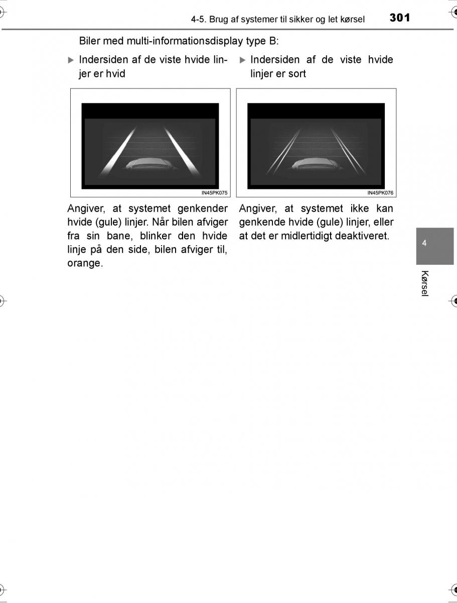 Toyota Hilux VIII 8 AN120 AN130 Bilens instruktionsbog / page 301