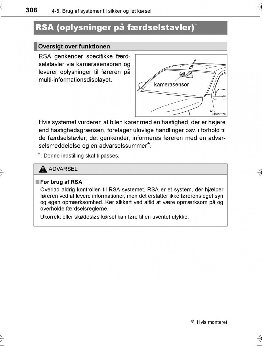 Toyota Hilux VIII 8 AN120 AN130 Bilens instruktionsbog / page 306