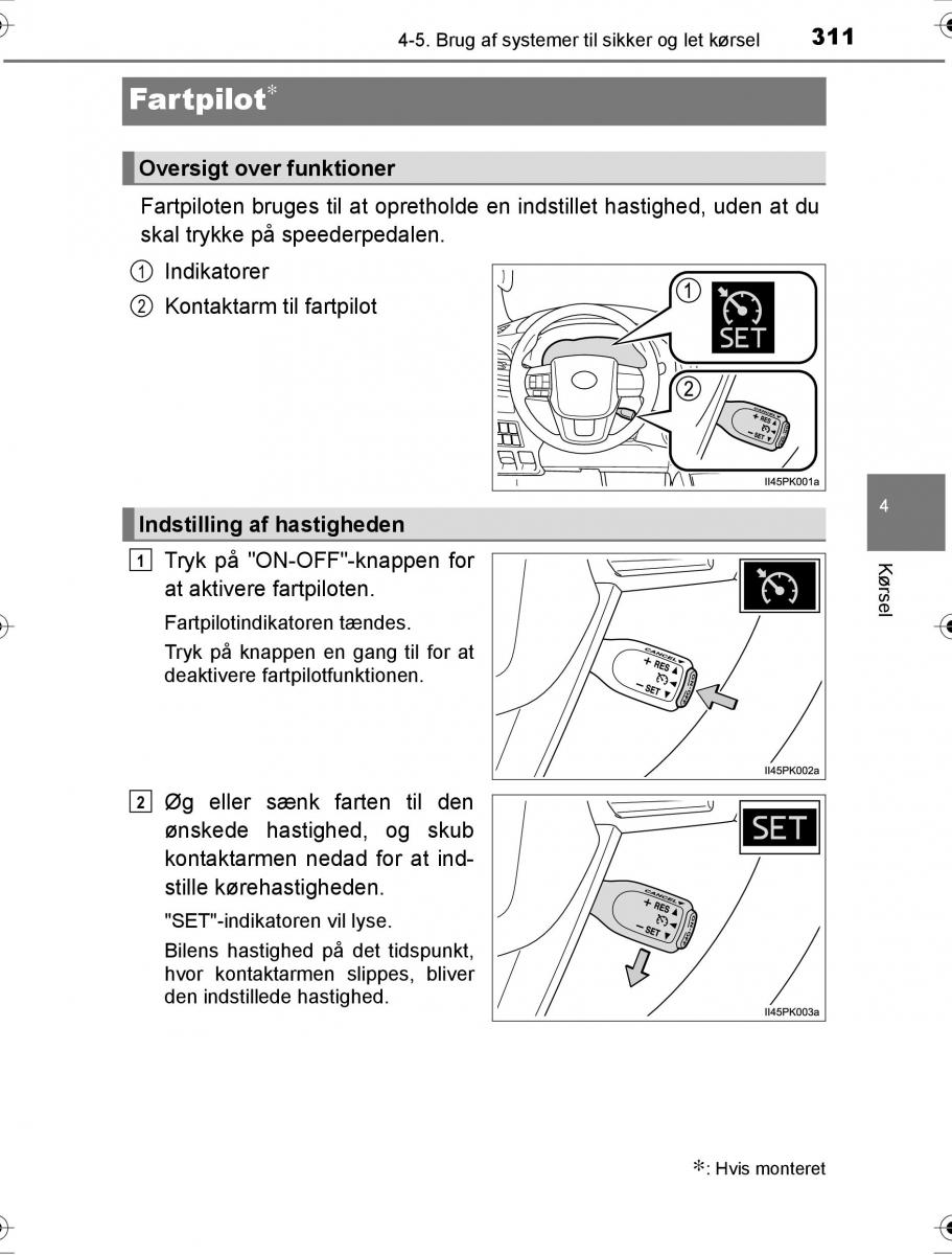 Toyota Hilux VIII 8 AN120 AN130 Bilens instruktionsbog / page 311