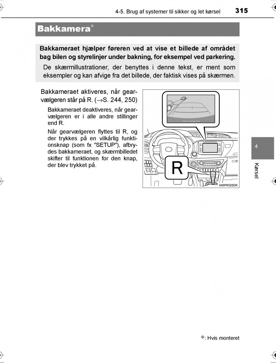 Toyota Hilux VIII 8 AN120 AN130 Bilens instruktionsbog / page 315