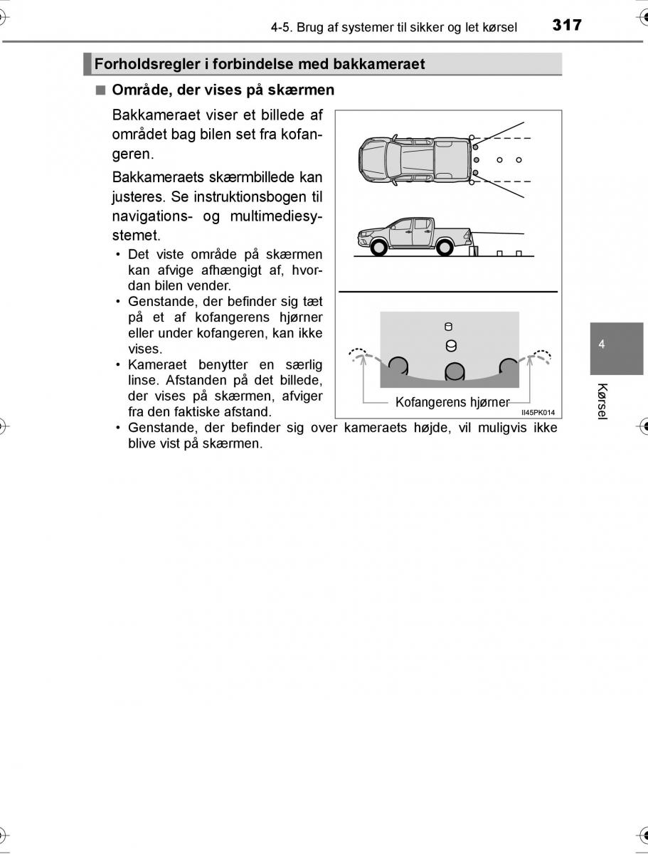 Toyota Hilux VIII 8 AN120 AN130 Bilens instruktionsbog / page 317