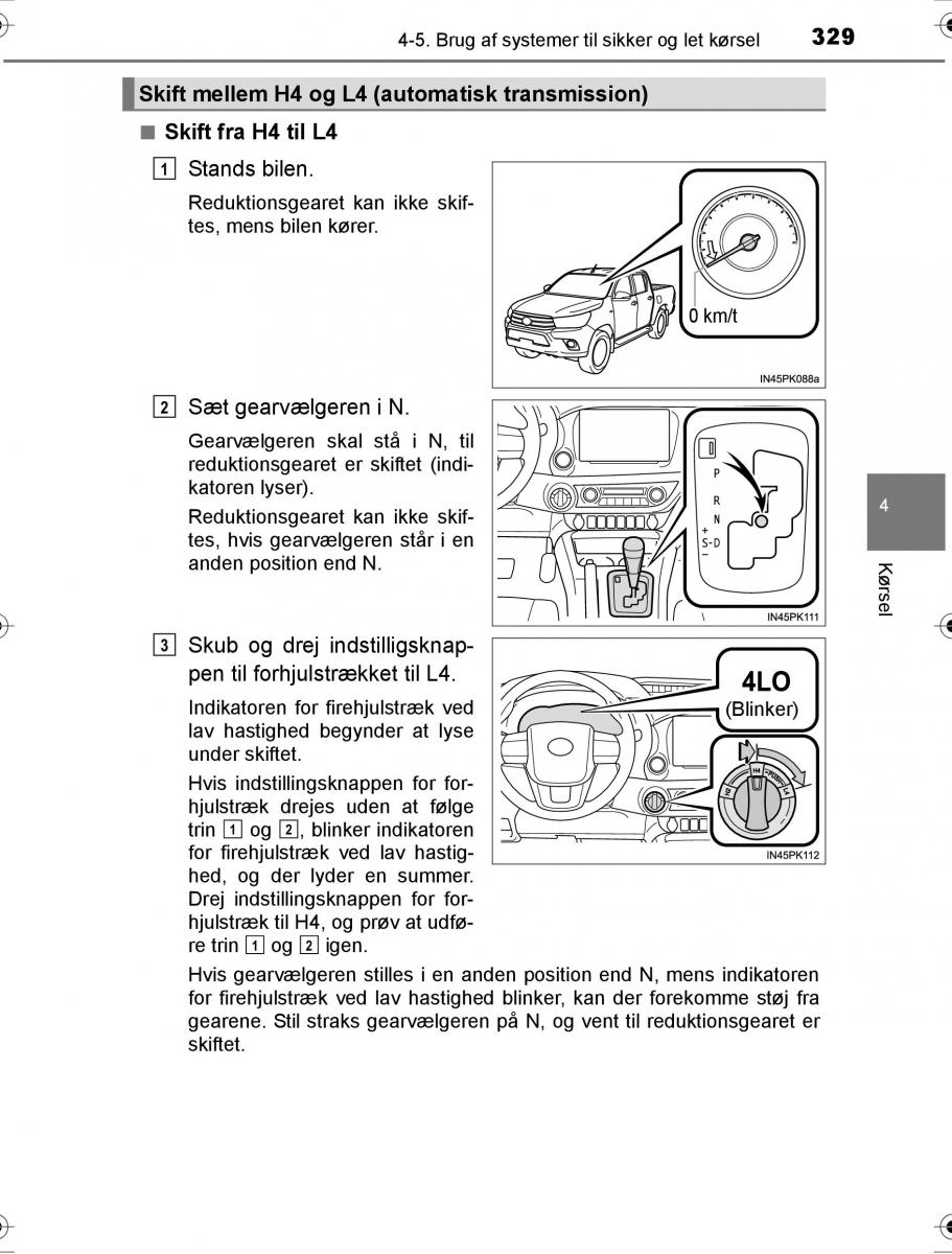 Toyota Hilux VIII 8 AN120 AN130 Bilens instruktionsbog / page 329