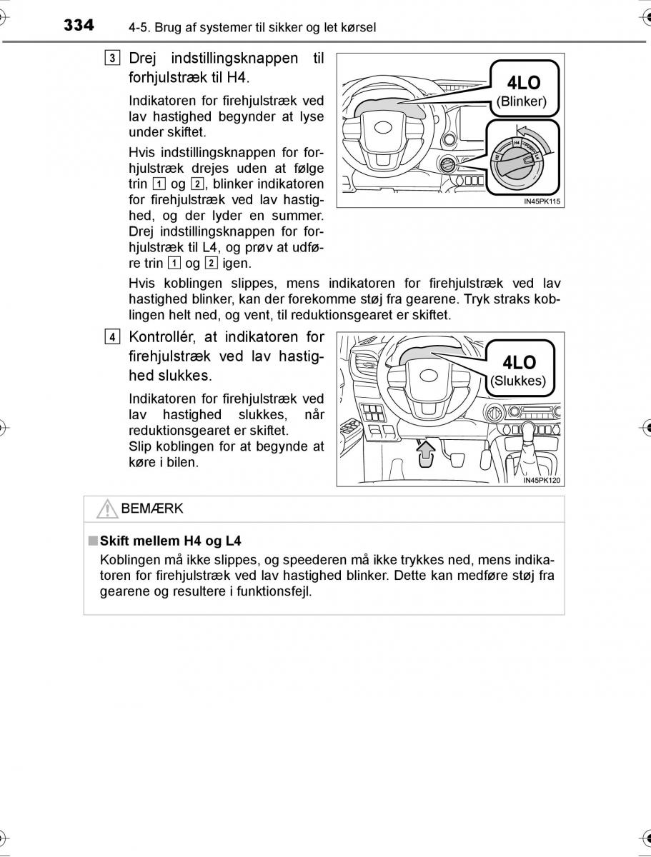 Toyota Hilux VIII 8 AN120 AN130 Bilens instruktionsbog / page 334