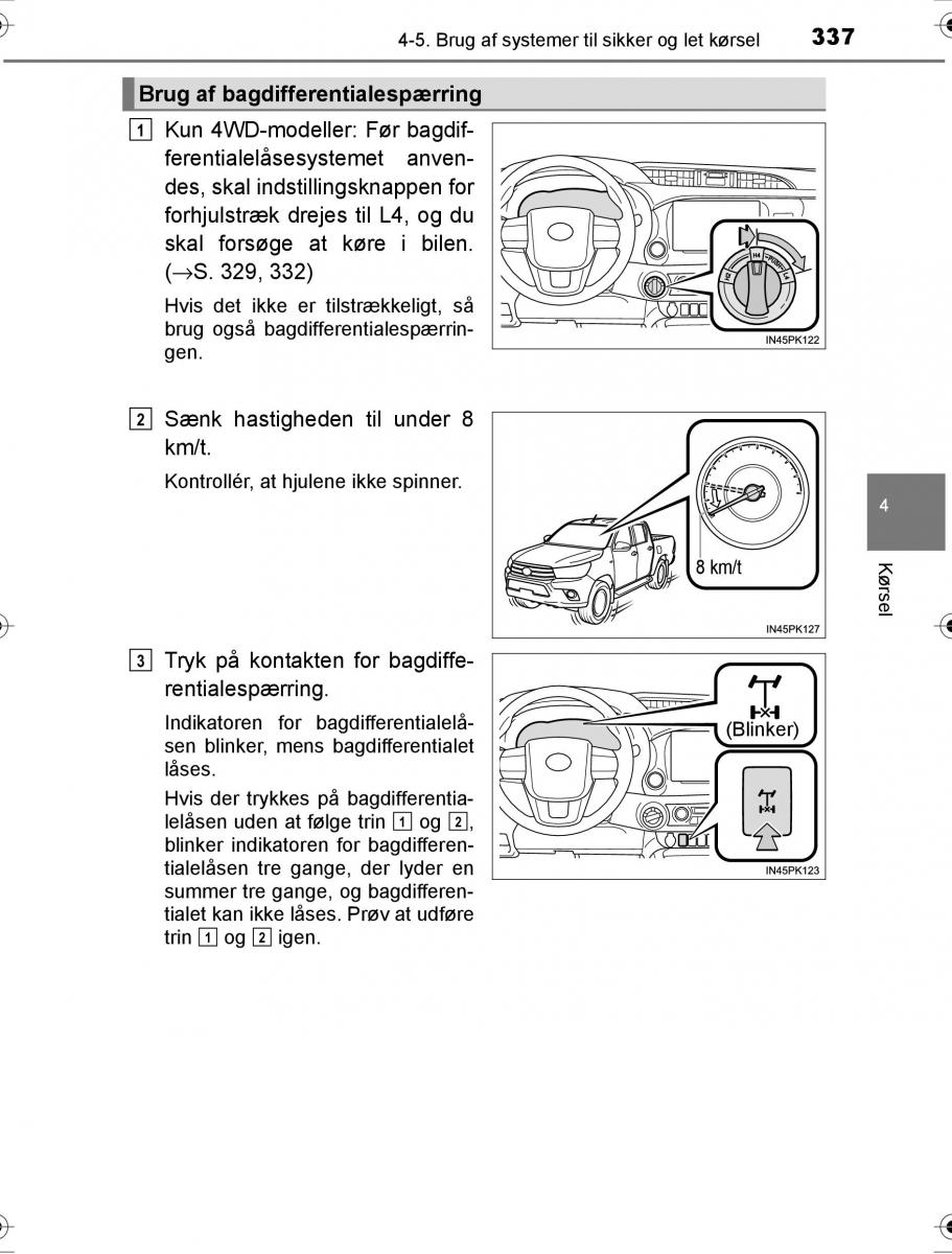 Toyota Hilux VIII 8 AN120 AN130 Bilens instruktionsbog / page 337