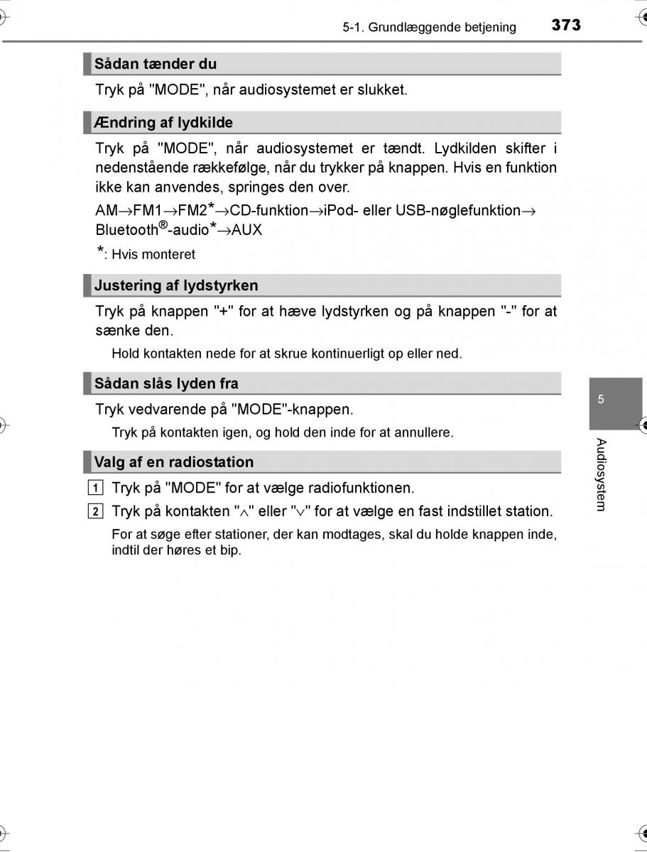 Toyota Hilux VIII 8 AN120 AN130 Bilens instruktionsbog / page 373