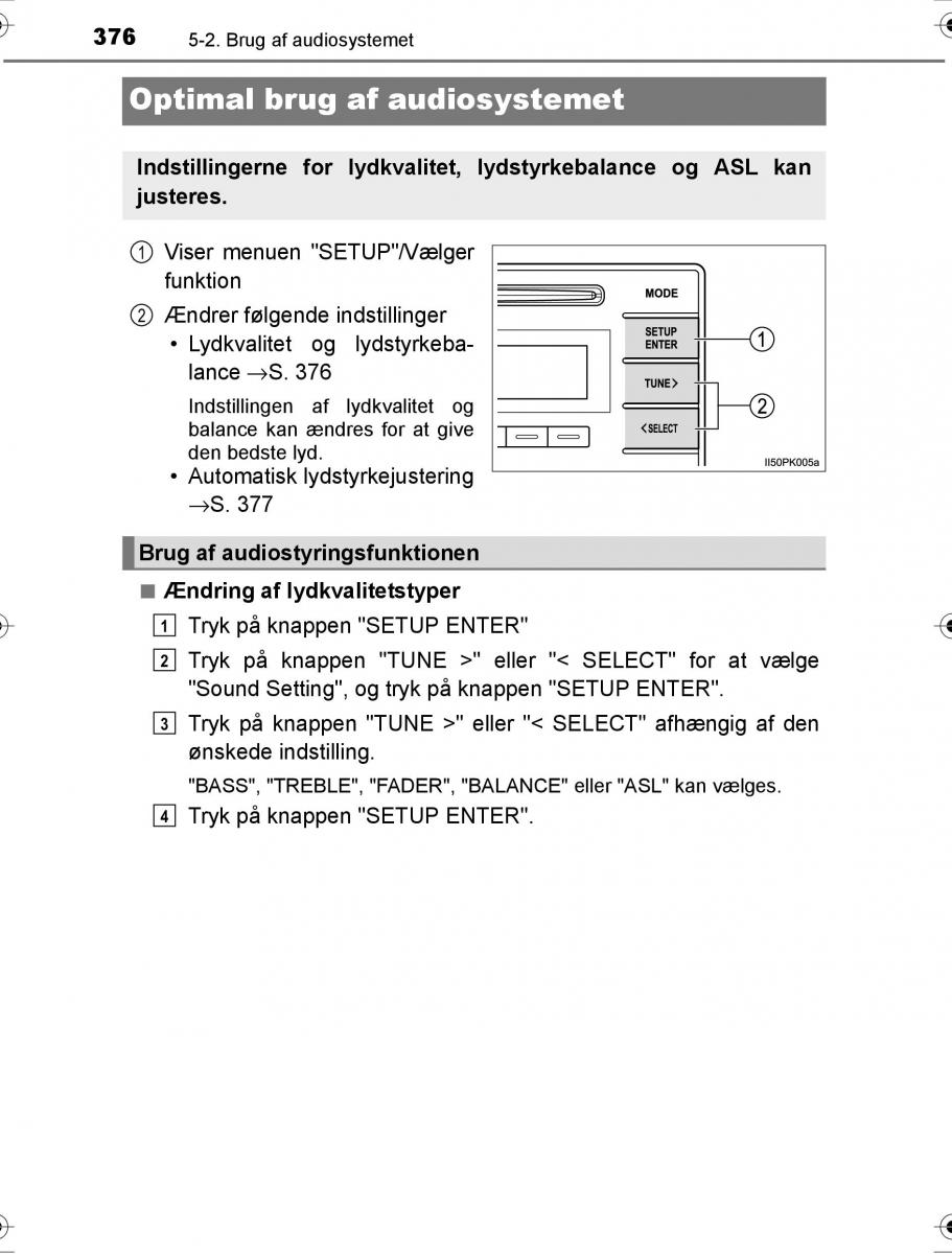 Toyota Hilux VIII 8 AN120 AN130 Bilens instruktionsbog / page 376