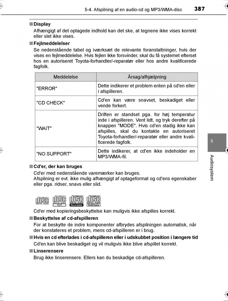 Toyota Hilux VIII 8 AN120 AN130 Bilens instruktionsbog / page 387