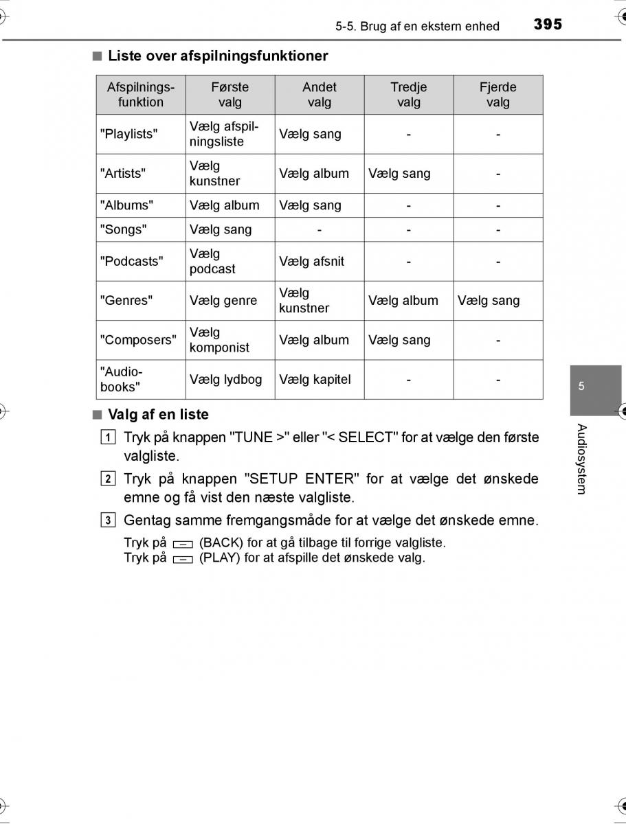 Toyota Hilux VIII 8 AN120 AN130 Bilens instruktionsbog / page 395