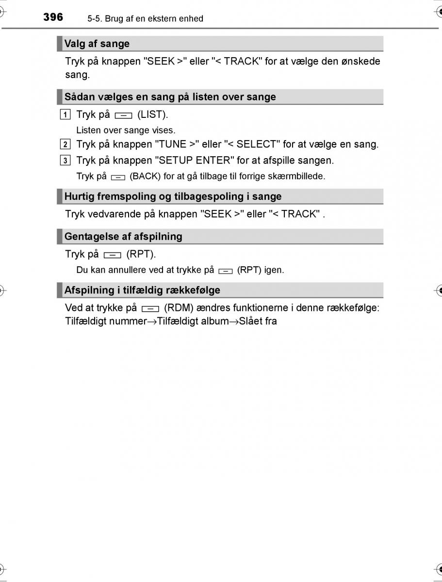 Toyota Hilux VIII 8 AN120 AN130 Bilens instruktionsbog / page 396