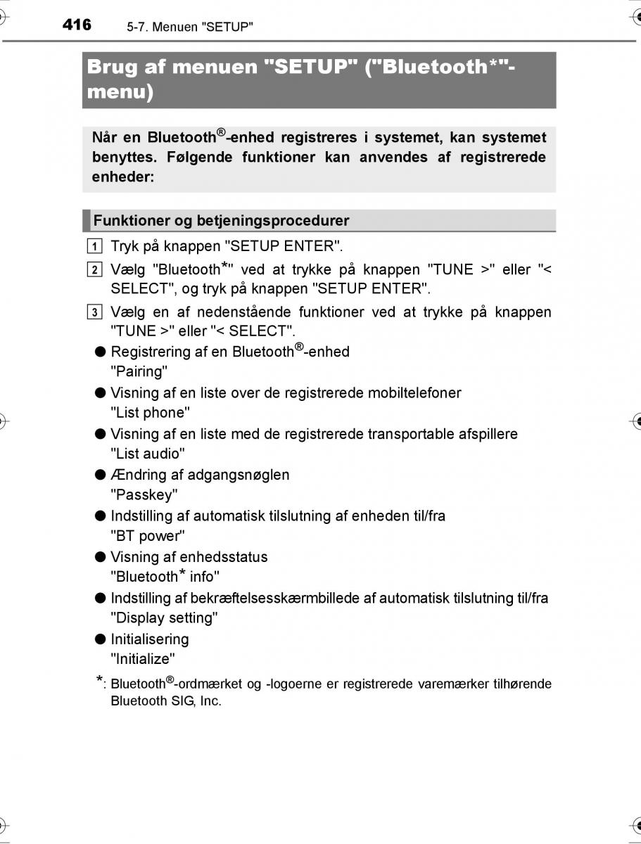 Toyota Hilux VIII 8 AN120 AN130 Bilens instruktionsbog / page 416