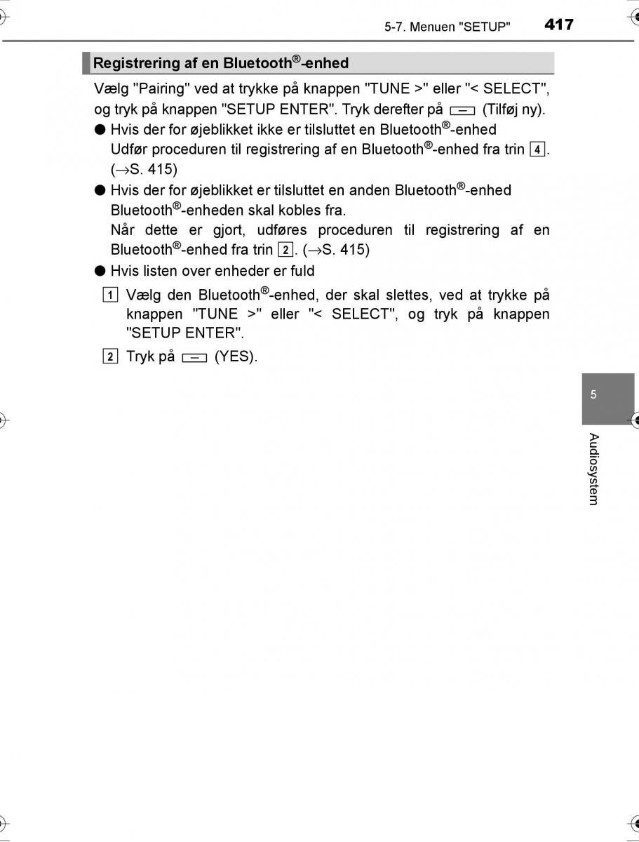 Toyota Hilux VIII 8 AN120 AN130 Bilens instruktionsbog / page 417