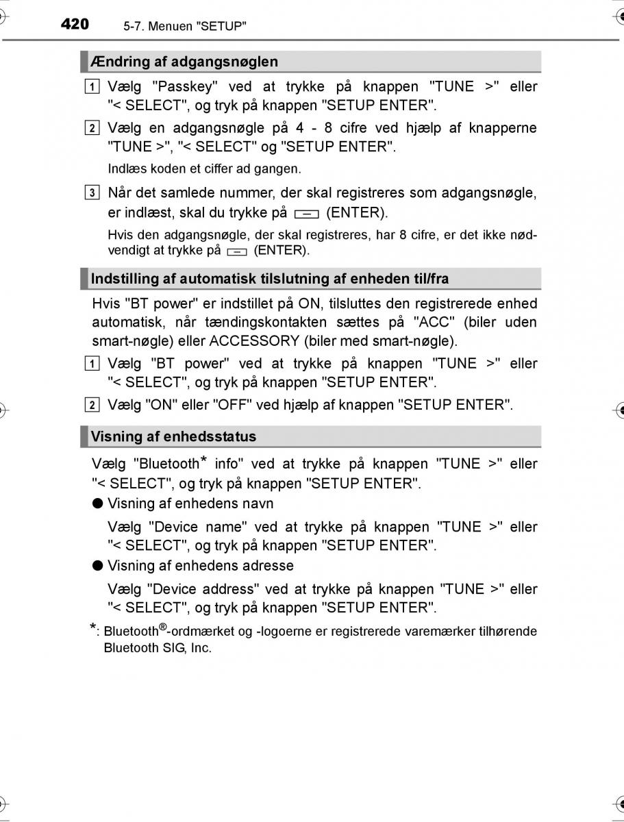 Toyota Hilux VIII 8 AN120 AN130 Bilens instruktionsbog / page 420