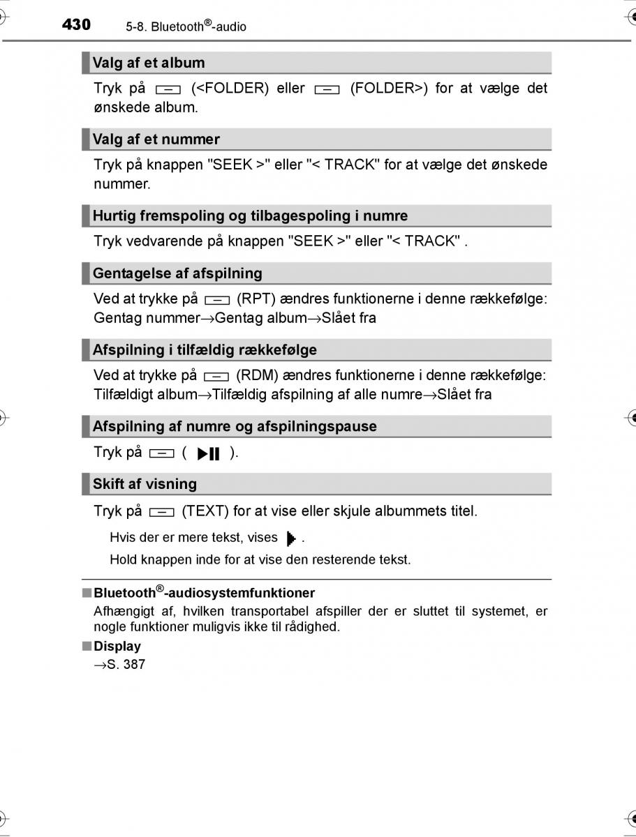 Toyota Hilux VIII 8 AN120 AN130 Bilens instruktionsbog / page 430