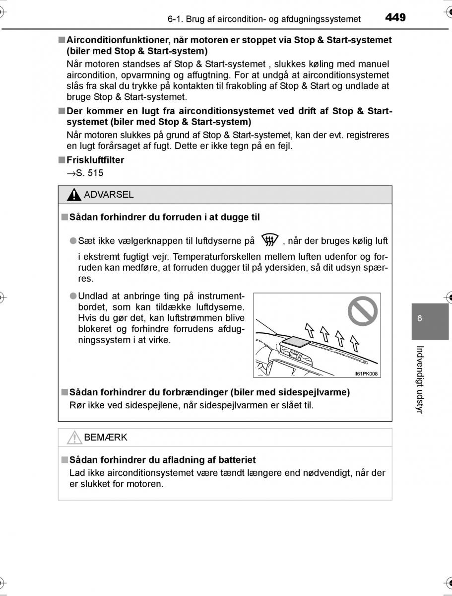 Toyota Hilux VIII 8 AN120 AN130 Bilens instruktionsbog / page 449