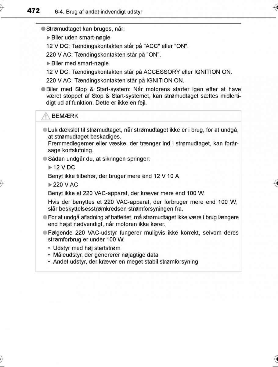 Toyota Hilux VIII 8 AN120 AN130 Bilens instruktionsbog / page 472