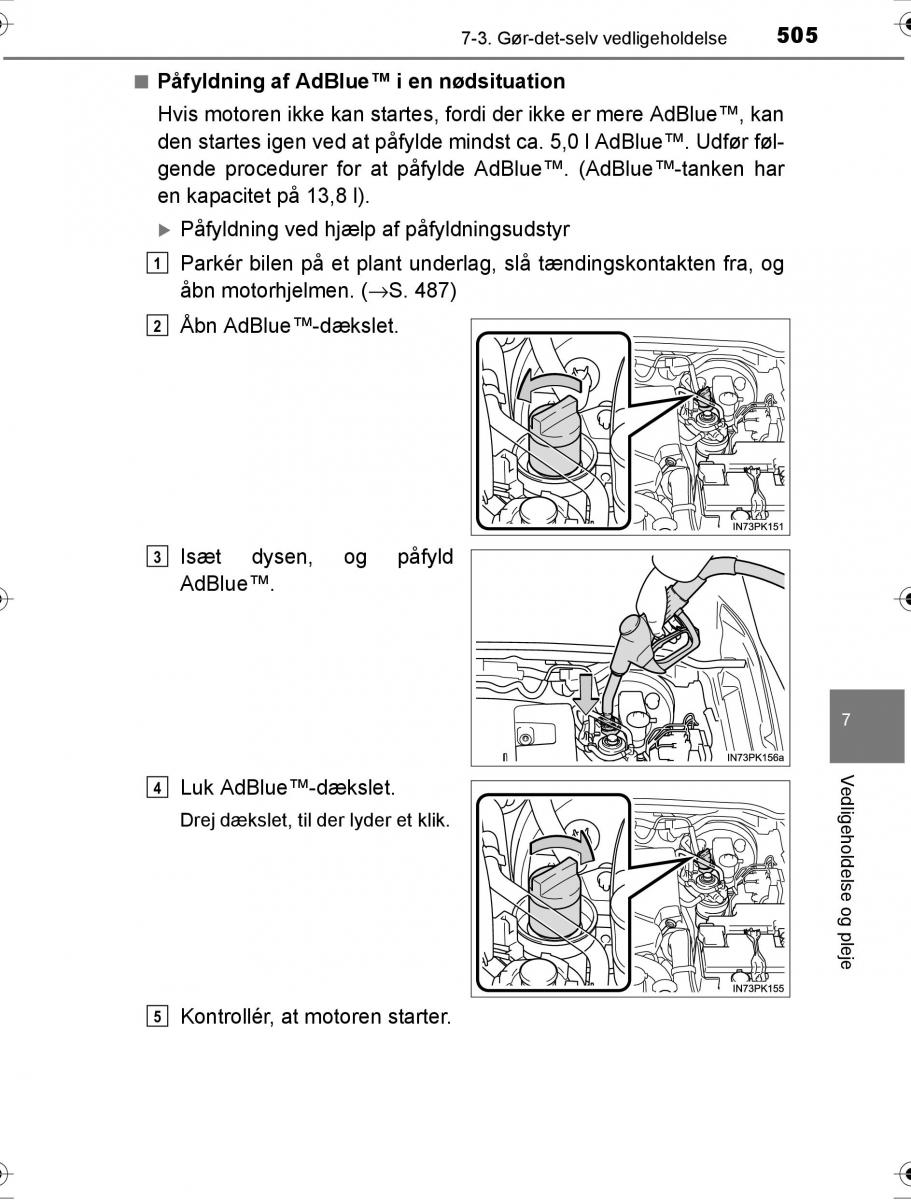 Toyota Hilux VIII 8 AN120 AN130 Bilens instruktionsbog / page 505