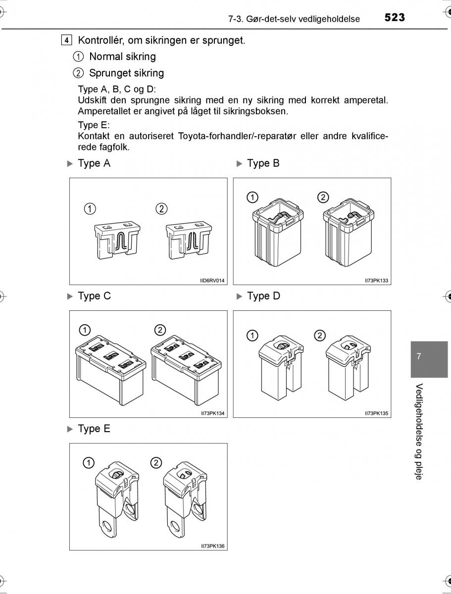 Toyota Hilux VIII 8 AN120 AN130 Bilens instruktionsbog / page 523