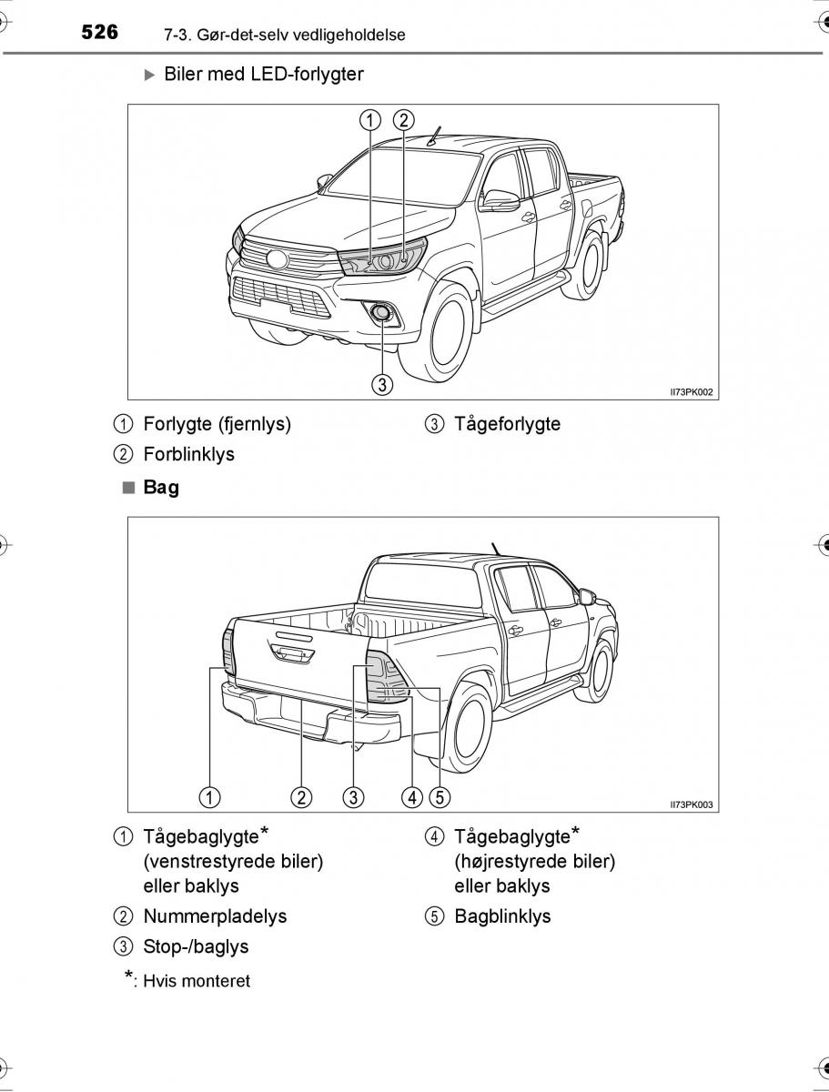 Toyota Hilux VIII 8 AN120 AN130 Bilens instruktionsbog / page 526