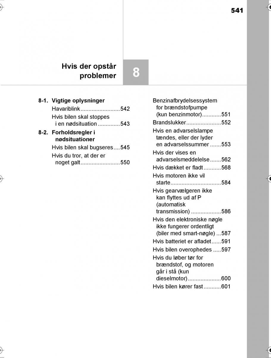 Toyota Hilux VIII 8 AN120 AN130 Bilens instruktionsbog / page 541