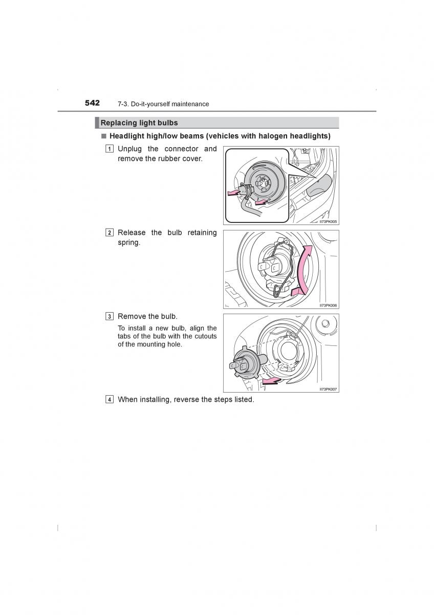 Toyota Hilux VIII 8 AN120 AN130 owners manual / page 542