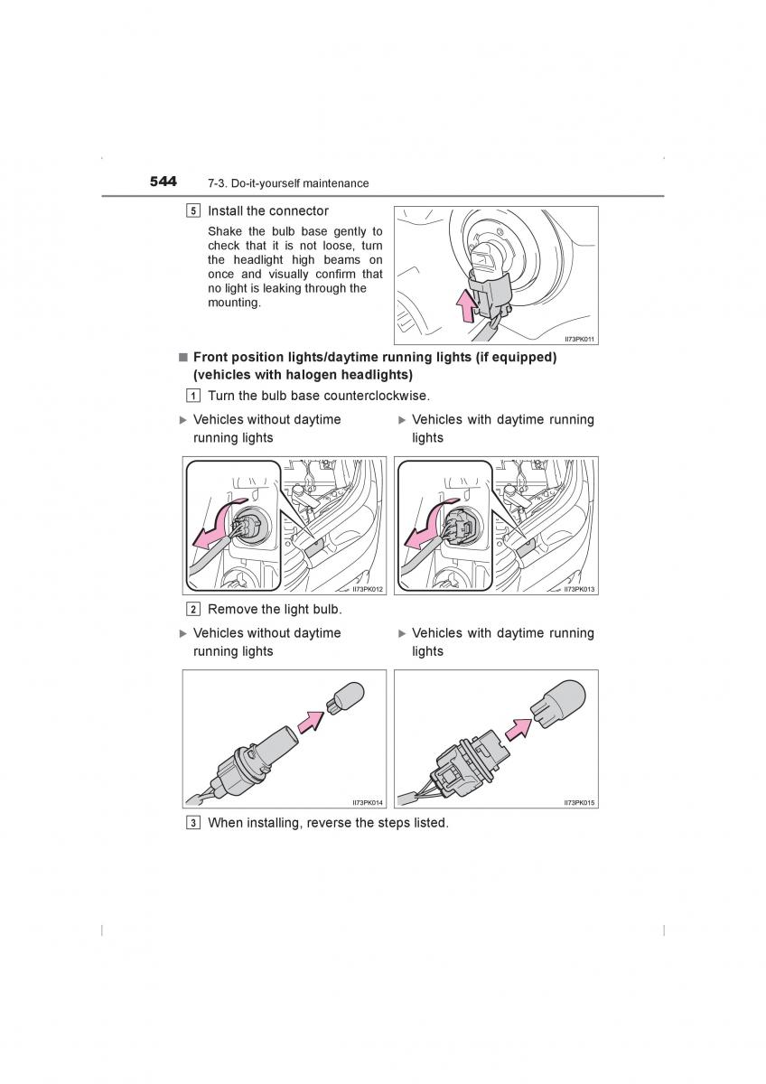 Toyota Hilux VIII 8 AN120 AN130 owners manual / page 544