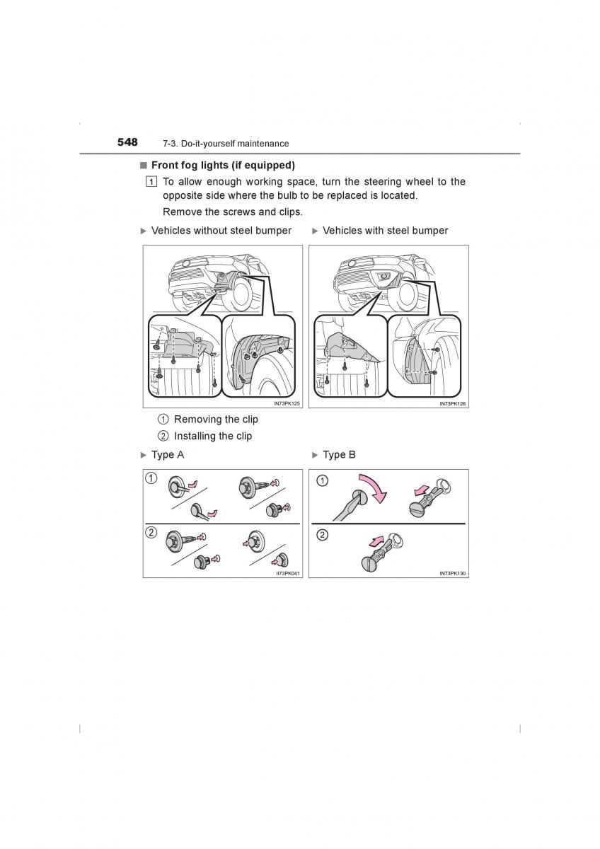 Toyota Hilux VIII 8 AN120 AN130 owners manual / page 548