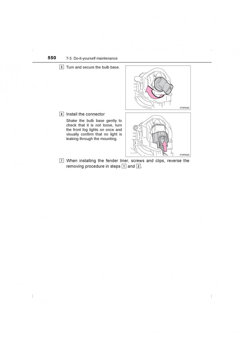 Toyota Hilux VIII 8 AN120 AN130 owners manual / page 550